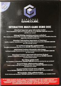 Interactive Multi-Game Demo Disc January 2002 Gamecube US box art